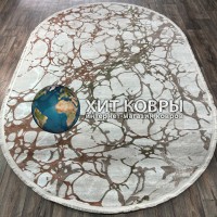 Турецкий ковер Deko 23182 Разноцветный овал